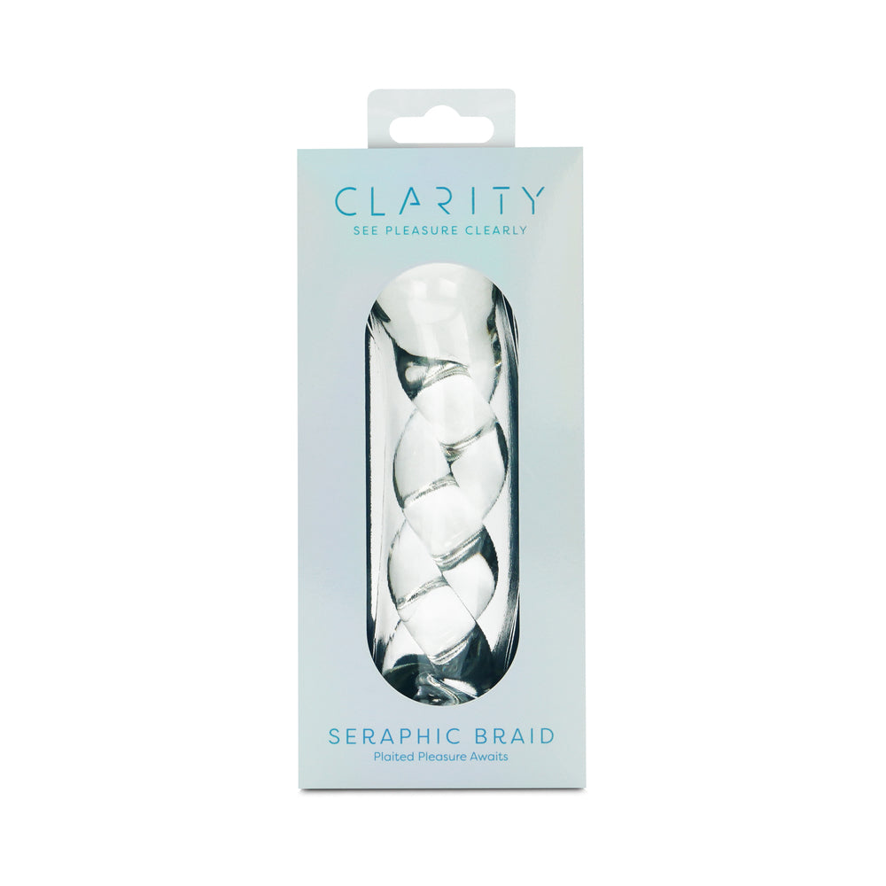 Creative Conceptions - Clarity Seraphic Braid Glass Dildo - Dildos