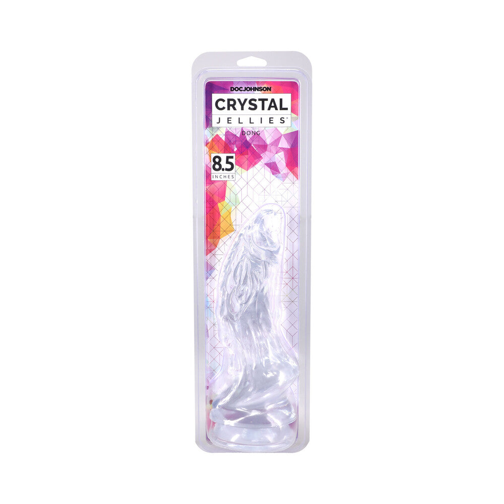 Doc Johnson - Crystal Jellies Invader 8.5 in. Dildo Clear - Dildos