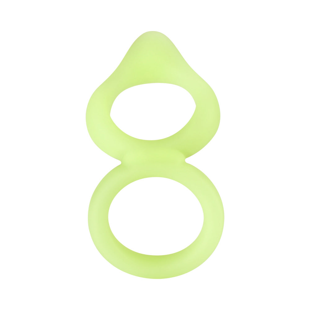 Forto - Forto F-88 Liquid Silicone Cock & Ball Ring Glow - Cockrings - Silicone