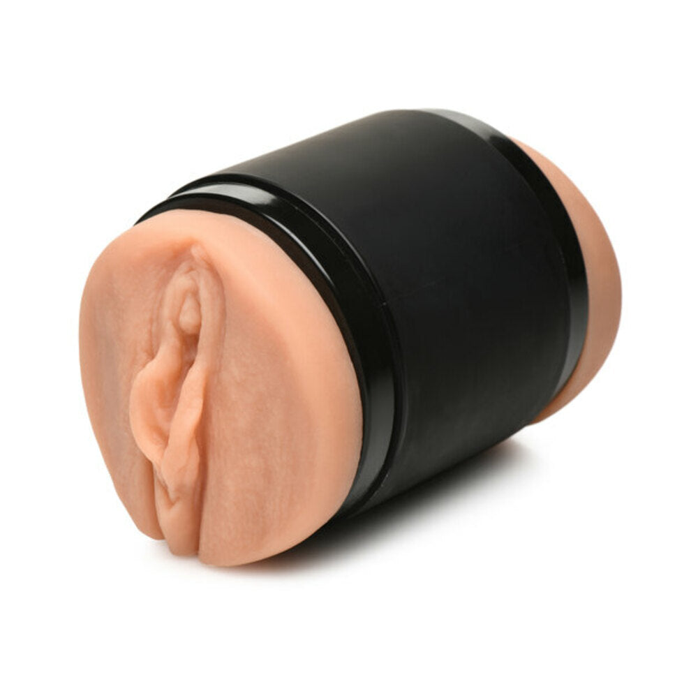 Curve Novelties - Curve Toys Mistress Double Shot Mini Masturbator Pussy & Ass Medium - Masturbation Aids for Males - TPE/TPR/Elastomers