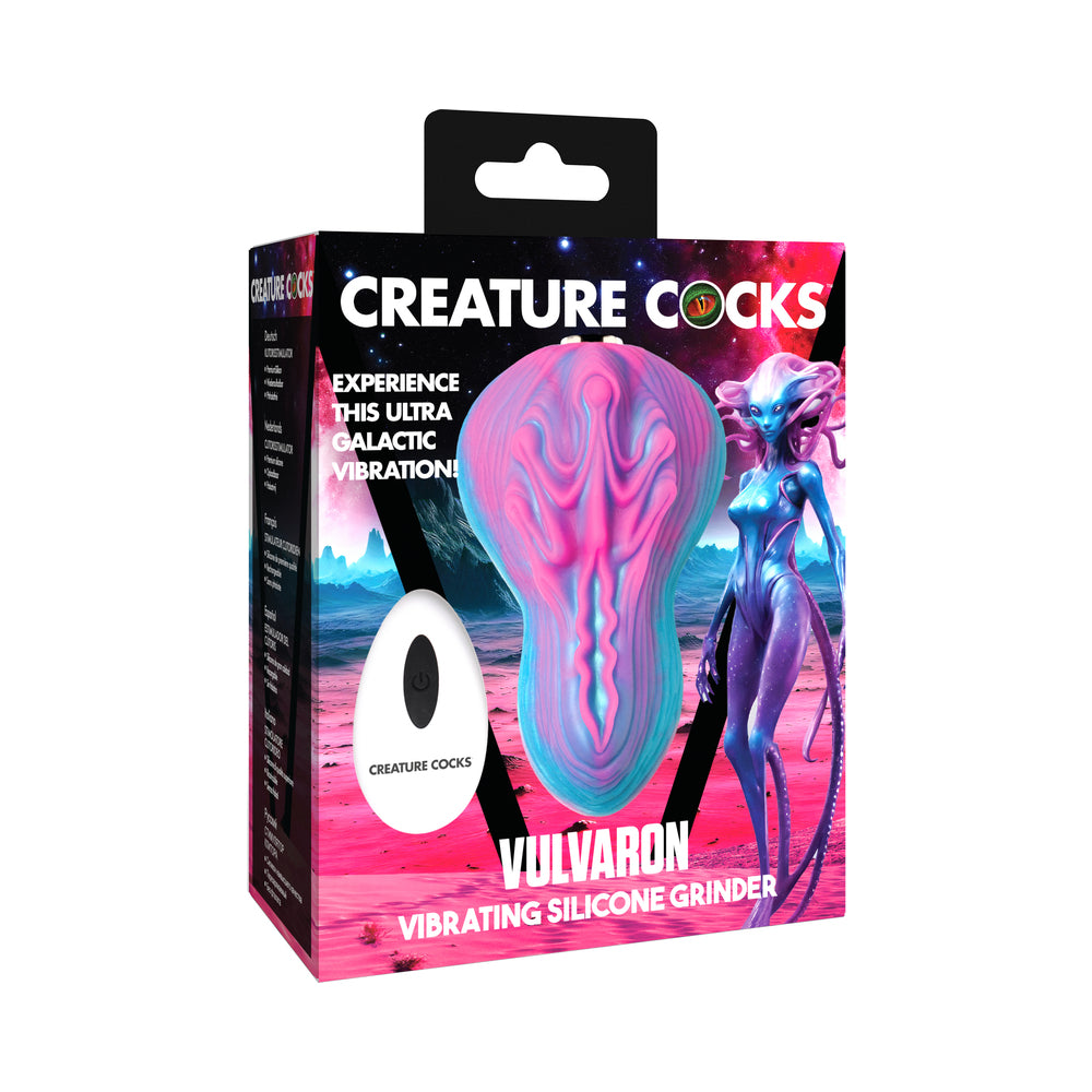 XR Brands - Creature Cocks Vulvaron Vibrating Silicone Grinder with Remote Control - Vibrators - Silicone