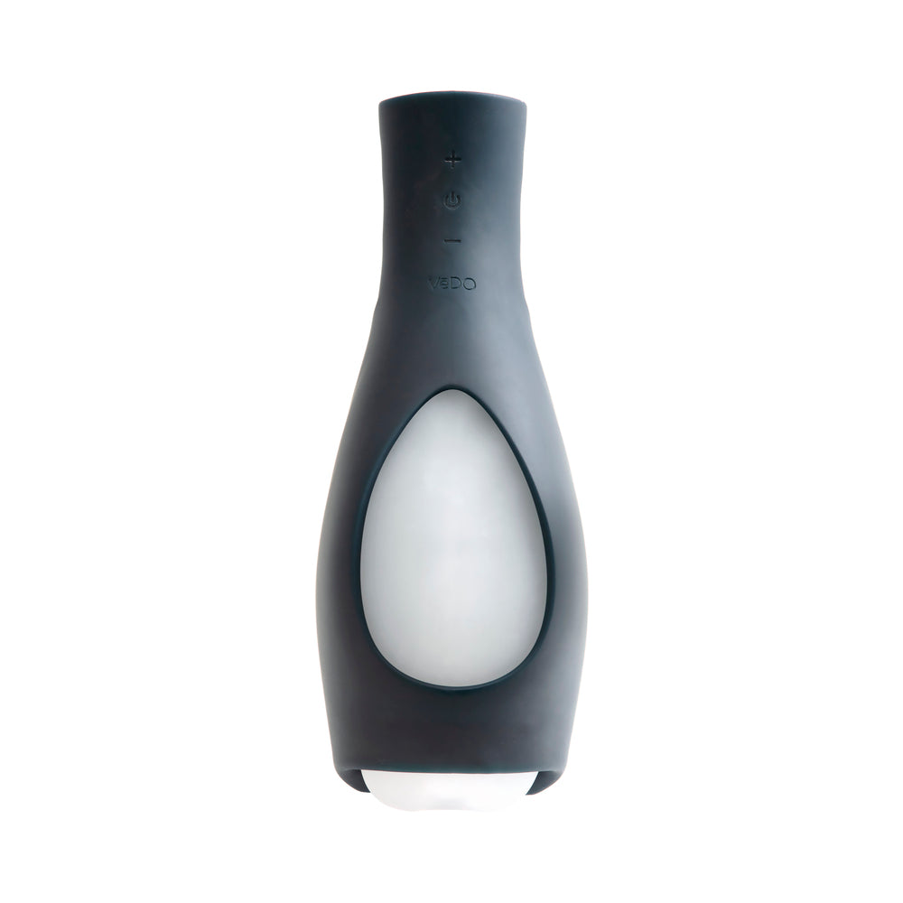 VeDO - VeDo Torpedo Vibrating Stroker Black - Masturbation Aids for Males - ABS