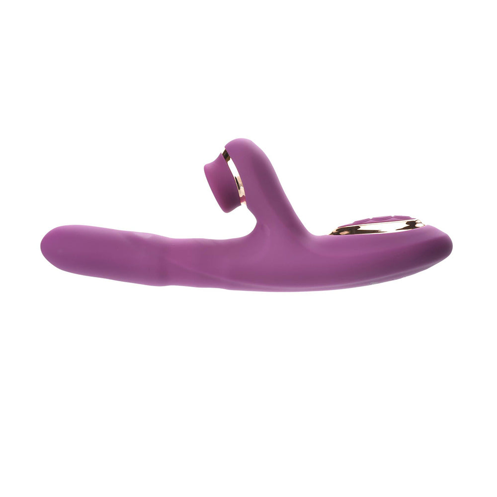 Adam & Eve - Adam & Eve Rose Gold Tappin'' Rabbit - Vibrators - Silicone