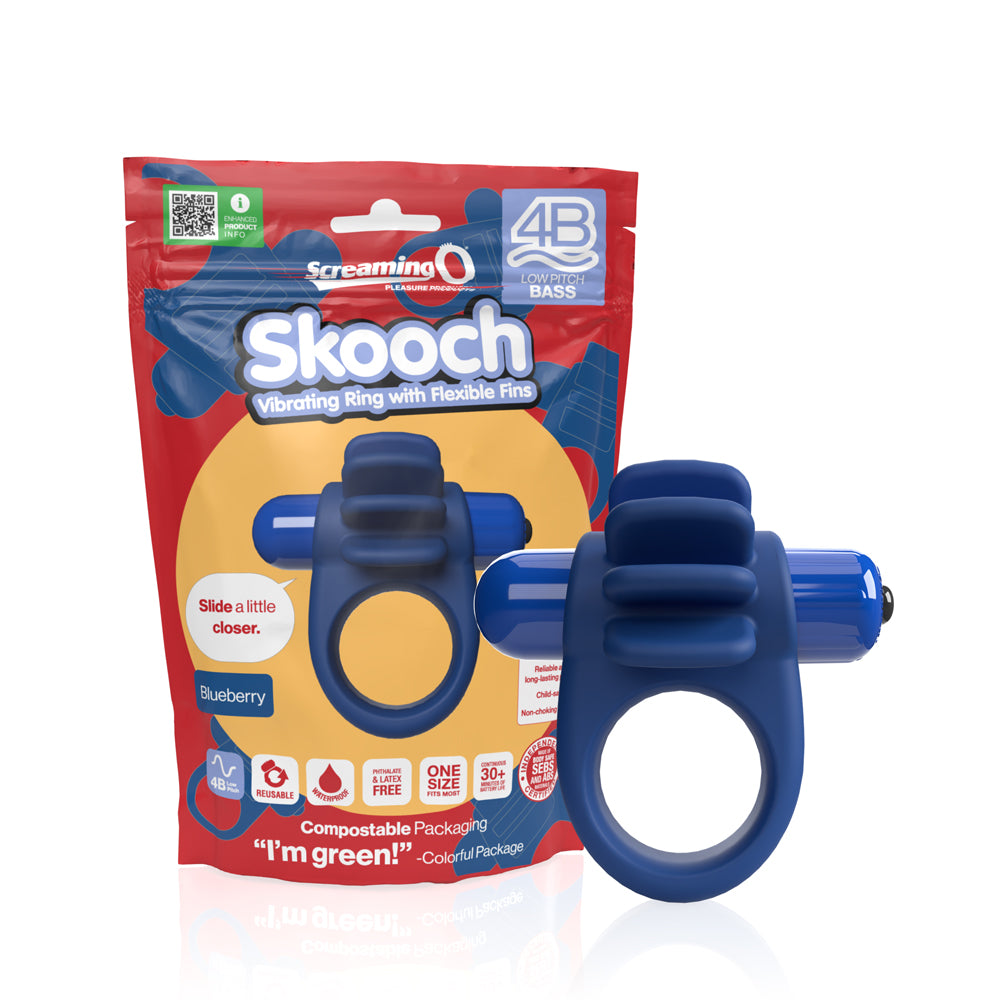 Screaming O - Screaming O 4B Skooch Blueberry - Vibrators - Silicone
