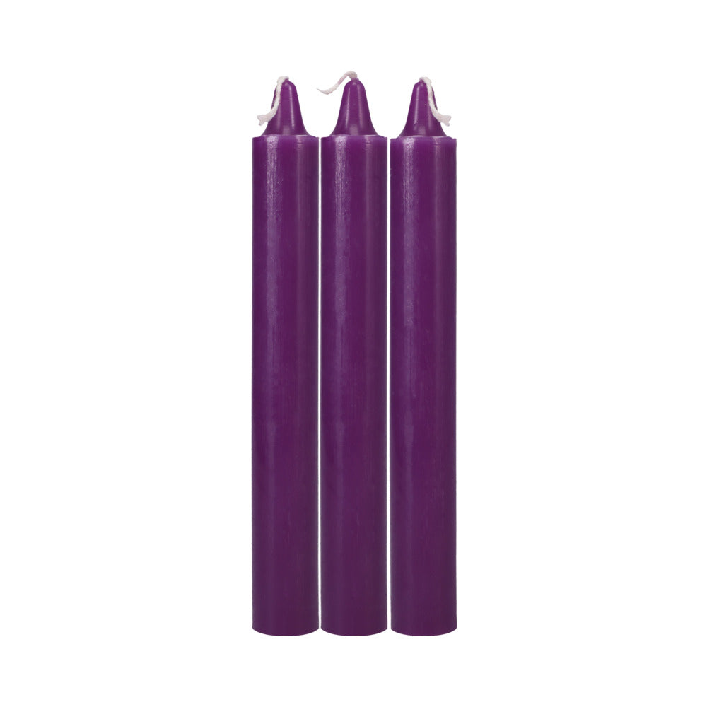 Doc Johnson - Japanese Drip Candles 3-Pack Purple - General - Wax