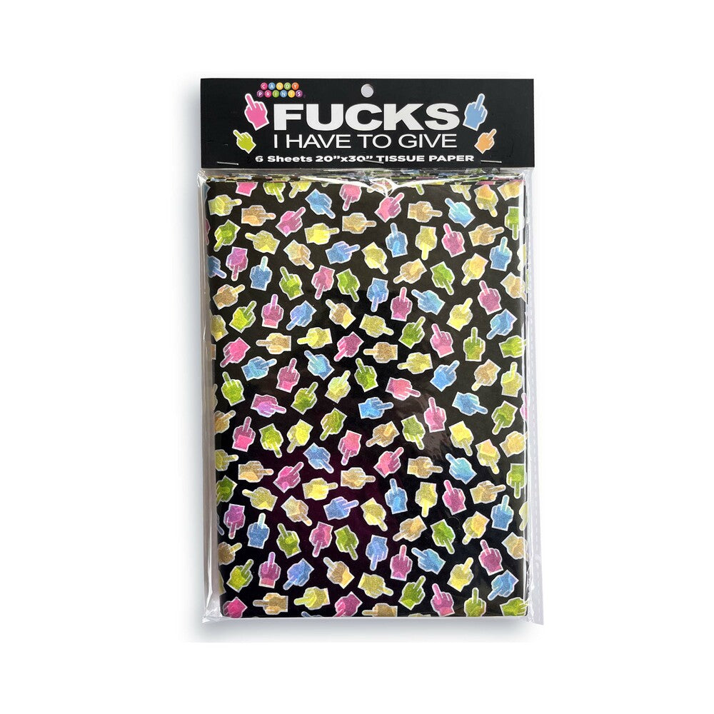Little Genie - Fucks I Have to Give Tissue Paper - Novelties & Games - Paper