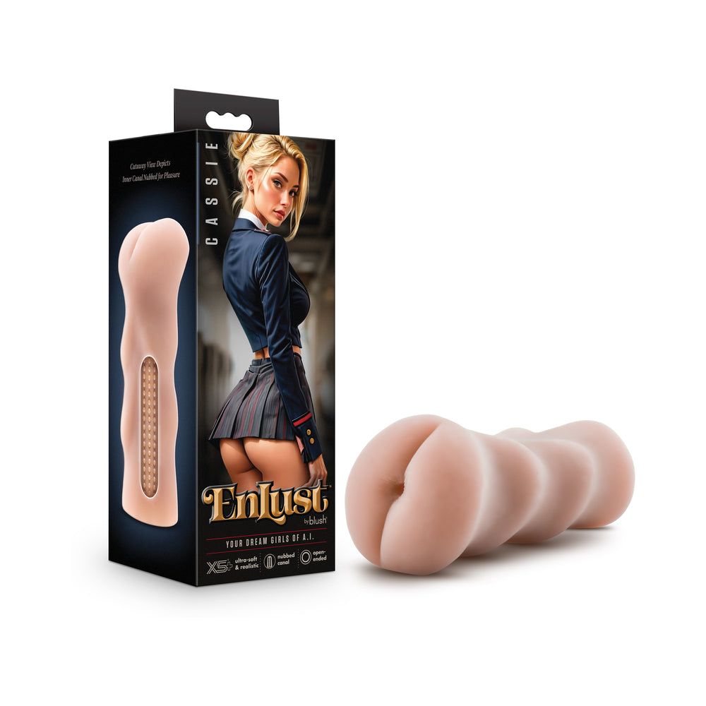 Blush - EnLust Cassie Stroker Beige - Masturbation Aids for Males - TPE/TPR/Elastomers