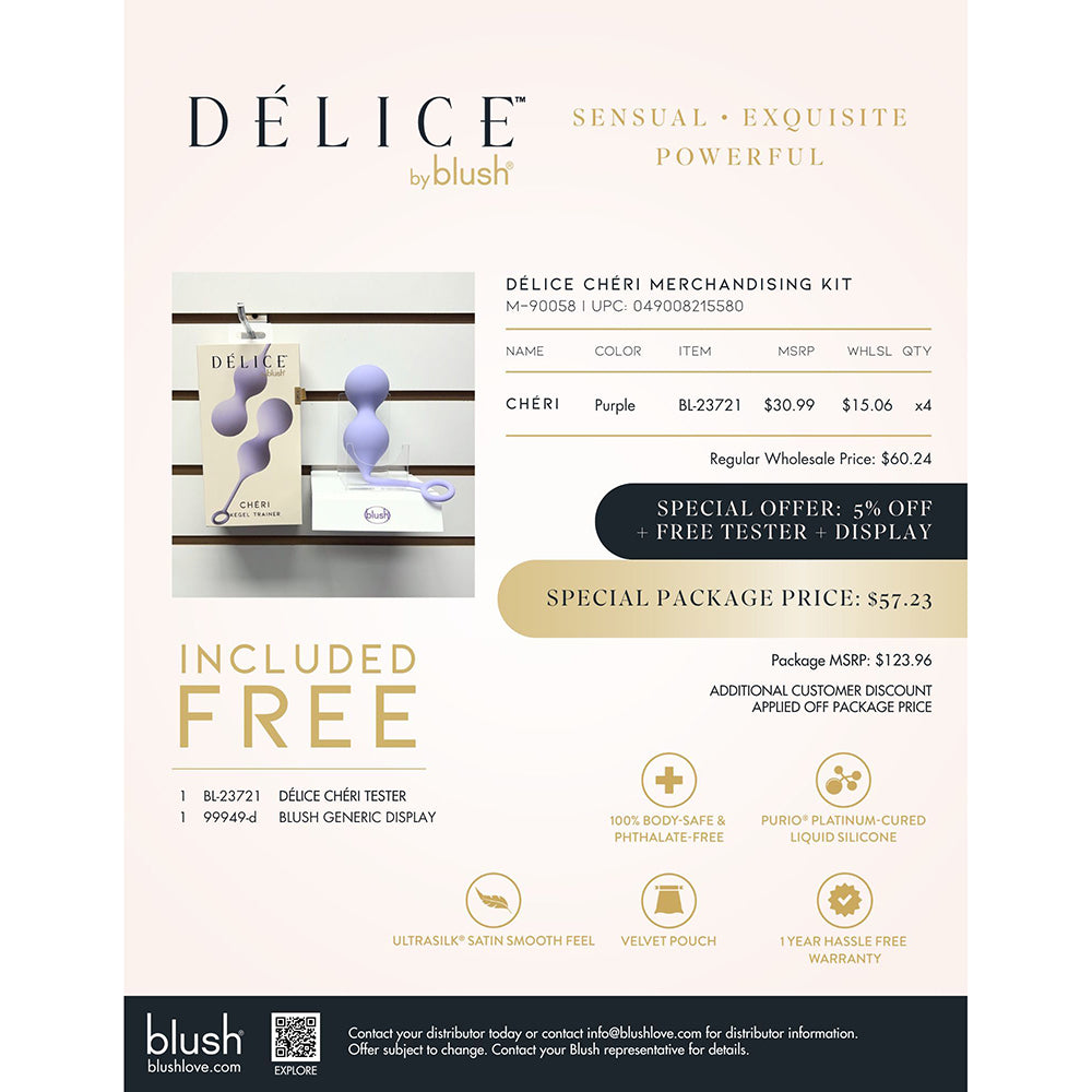 Blush - Délice Chéri Merchandising Kit - Displays