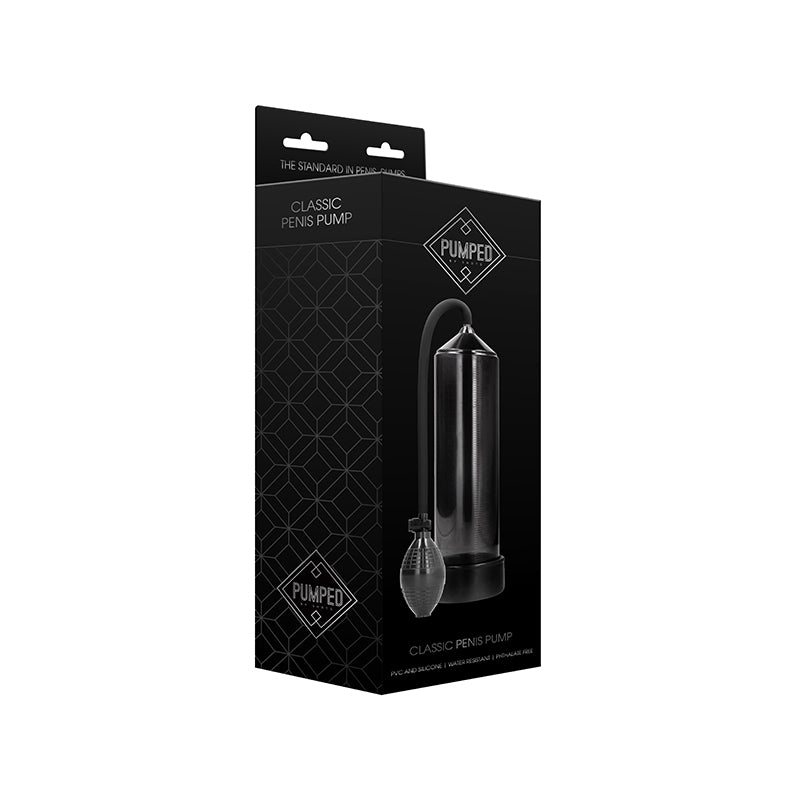 Shots - Pumped Classic Penis Pump Black - Pumps & Enlargers - Silicone