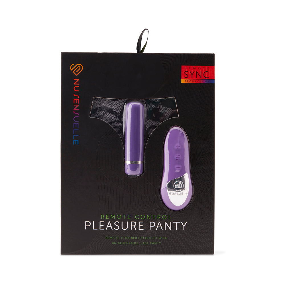 Nu Sensuelle - Nu Sensuelle Remote Control Pleasure Panty Purple - Vibrators - Lace