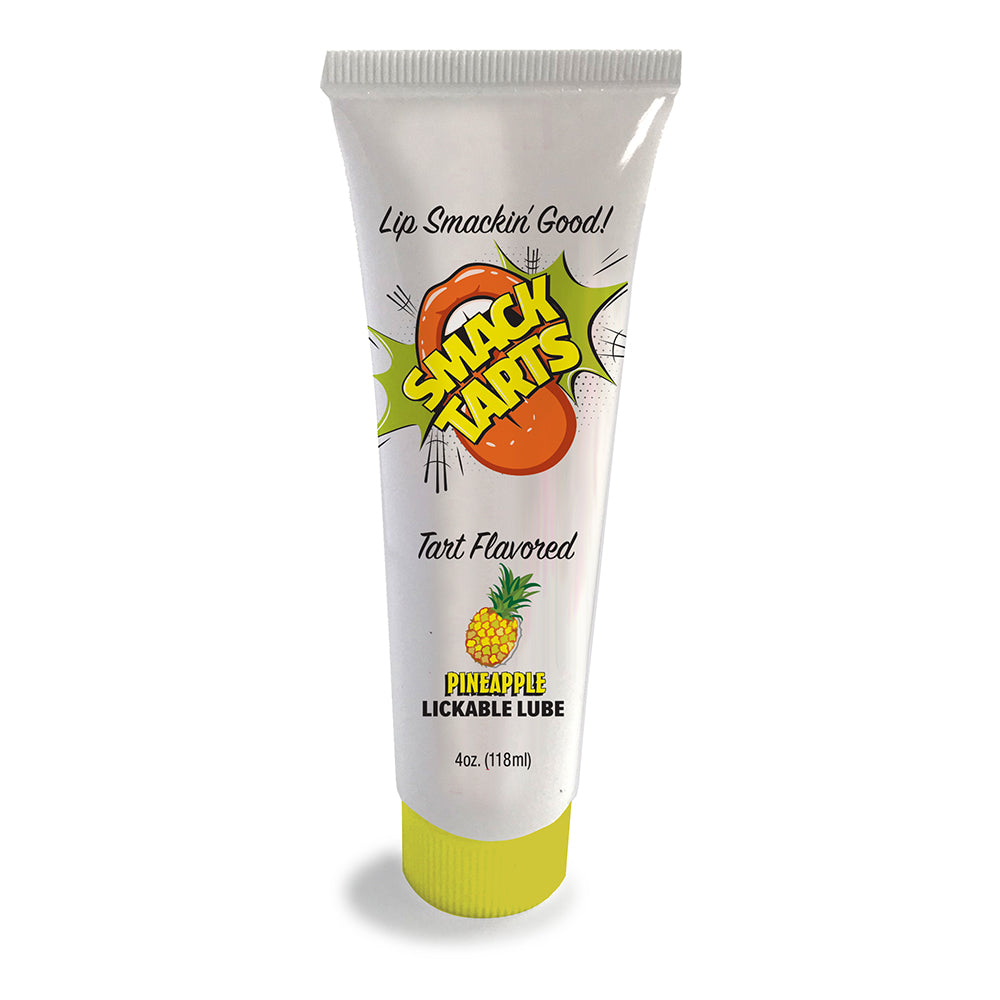 Little Genie - Smack Tarts Lickable Sour Pineapple Lube 4 oz. - Lubricants, Creams & Glides - Liquid