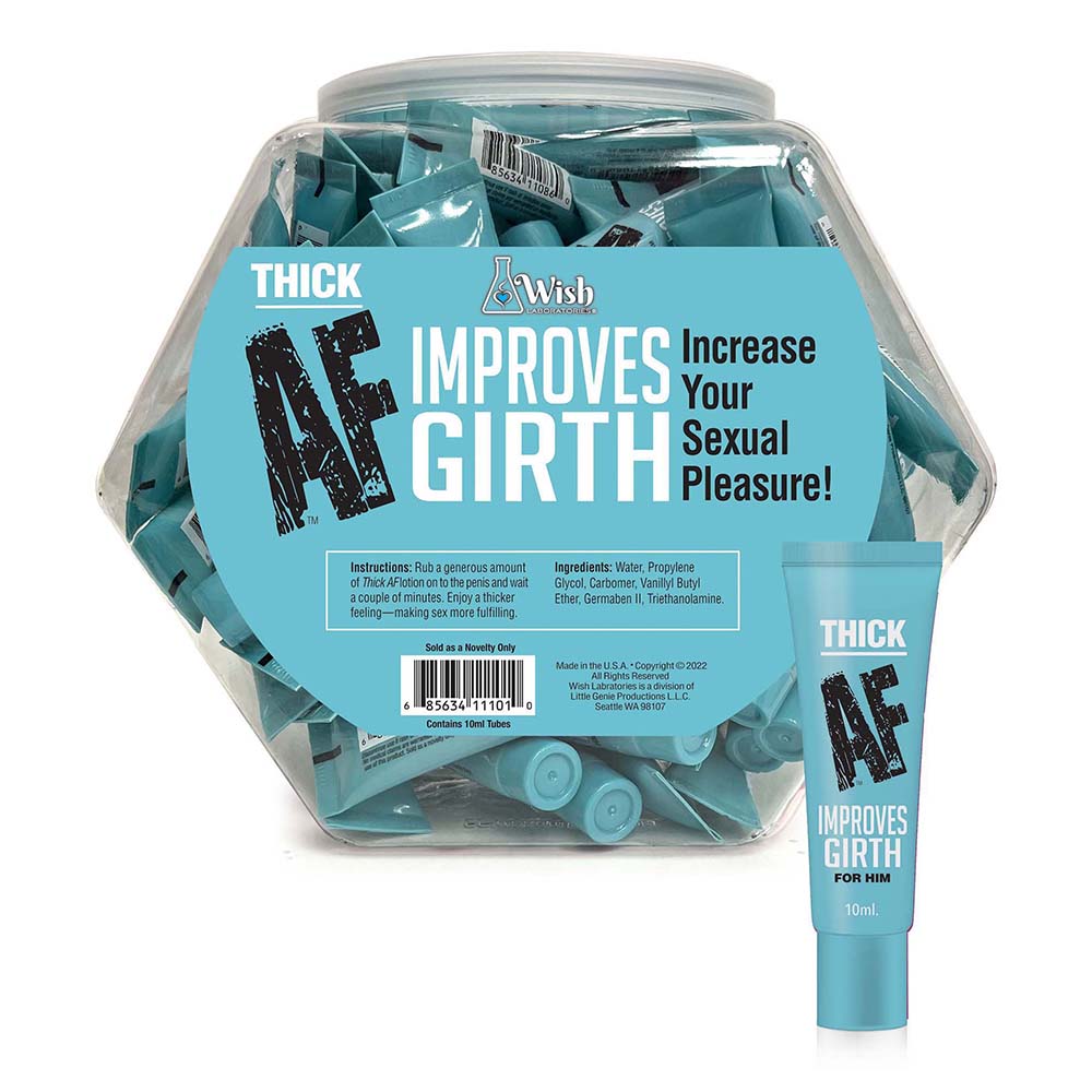 Little Genie - Thick AF Girth Cream 65-Piece Fishbowl Display - Supplements & Enhancers - Cream