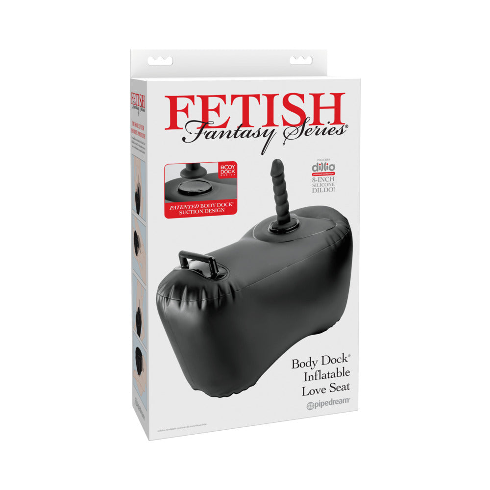 Pipedream - Fetish Fantasy Series Body Dock Inflatable Love Seat Black - Dildos