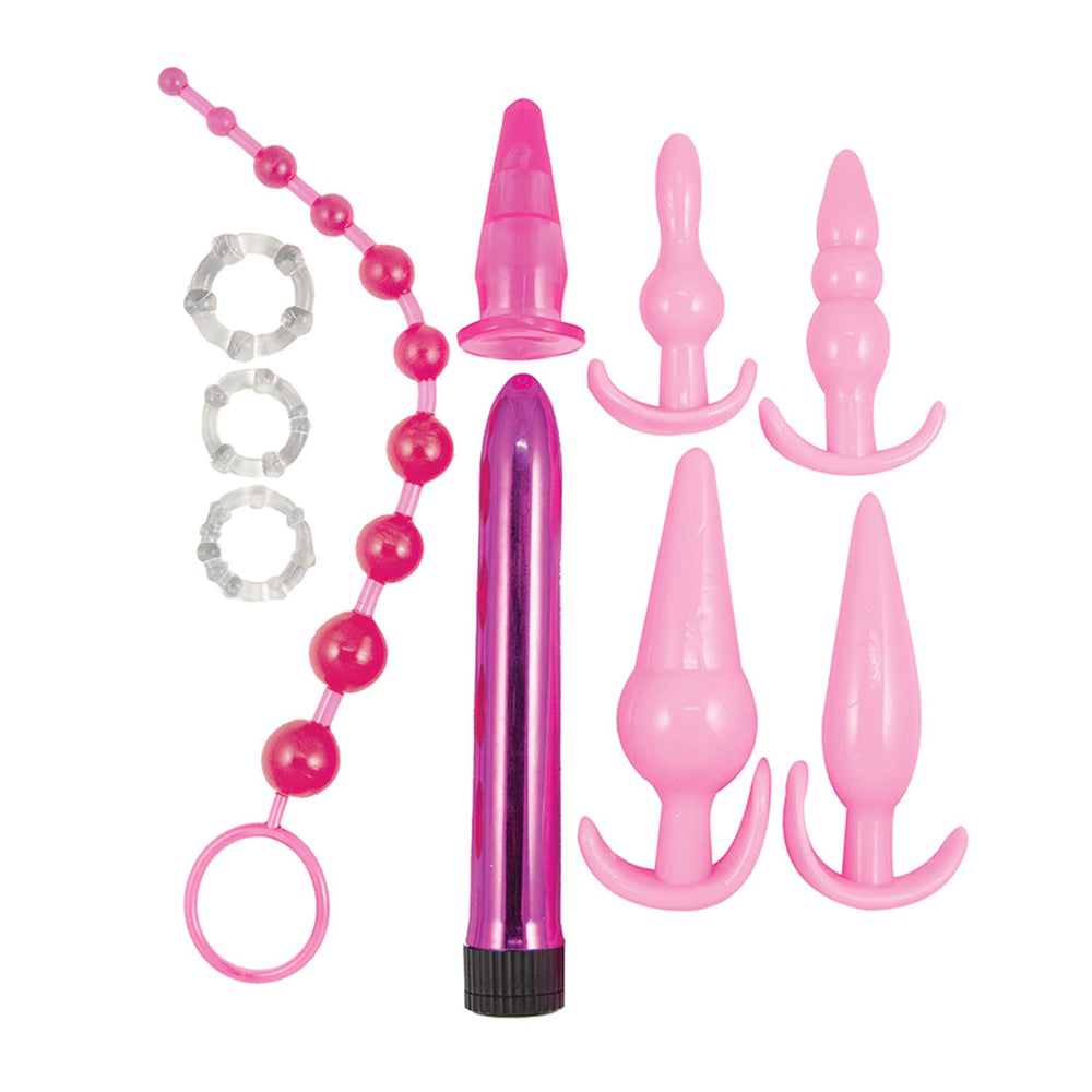 Nasstoys - Pink Elite Collection Anal Play Kit Pink - Anal Toys & Stimulators - TPE/TPR/Elastomers