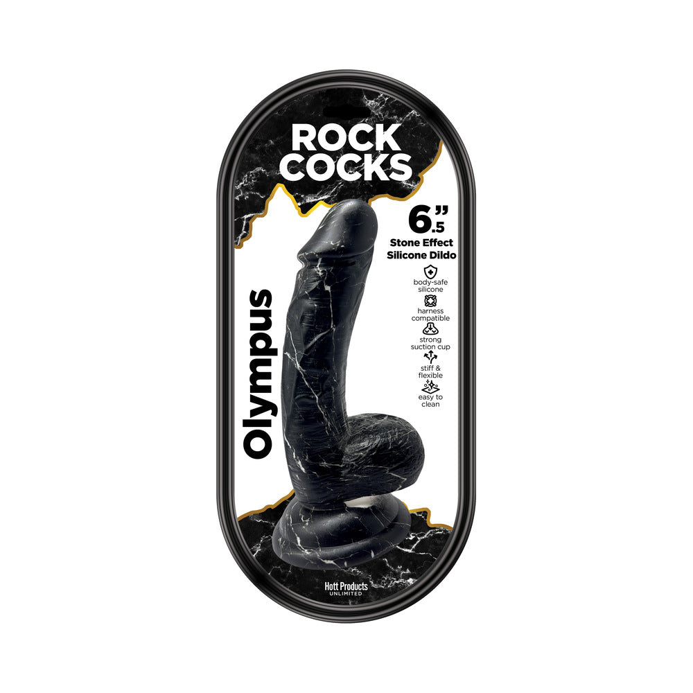 Hott Products - Rock Cocks Olympus Marble Silicone Dildo 6.5 in. - Dildos - Silicone