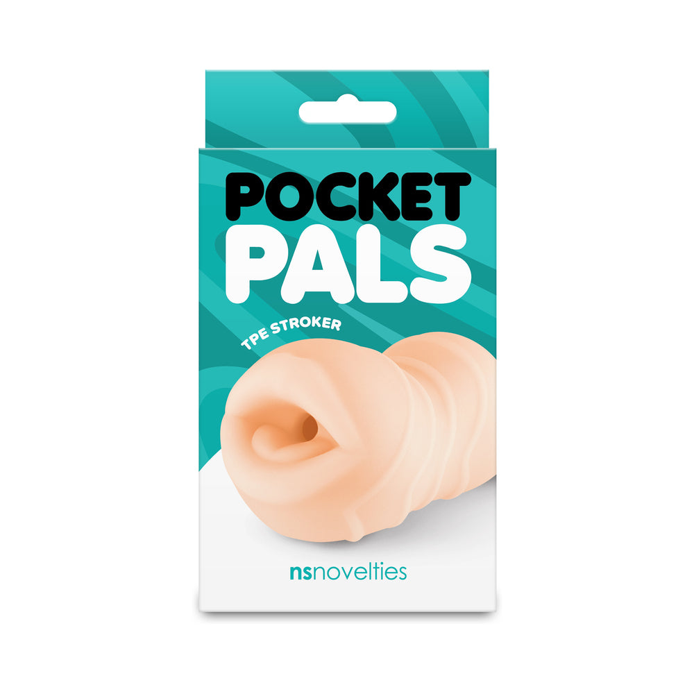 NS Novelties - Pocket Pals Mouth Stroker Beige - Masturbation Aids for Males
