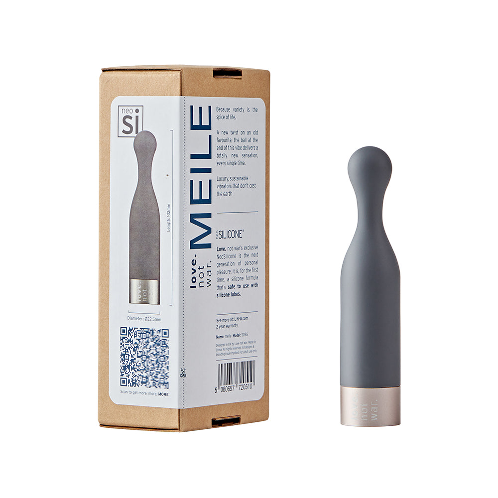 Love Not War - Love Not War Meile Head Grey - Vibrators - Silicone