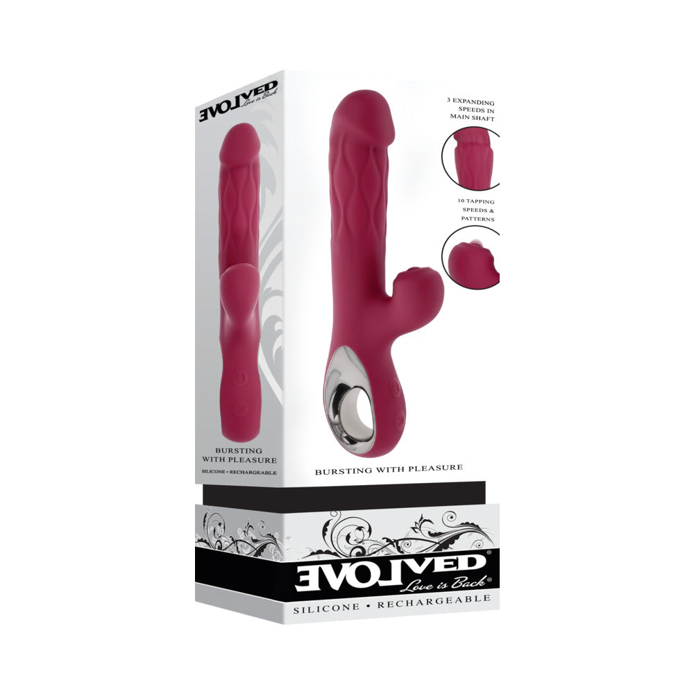 Evolved - Evolved Bursting With Pleasure Burgundy - Vibrators