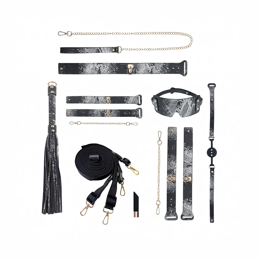 Shots - Ouch! International Florence Collection Kit with Bag Black - General - Leather