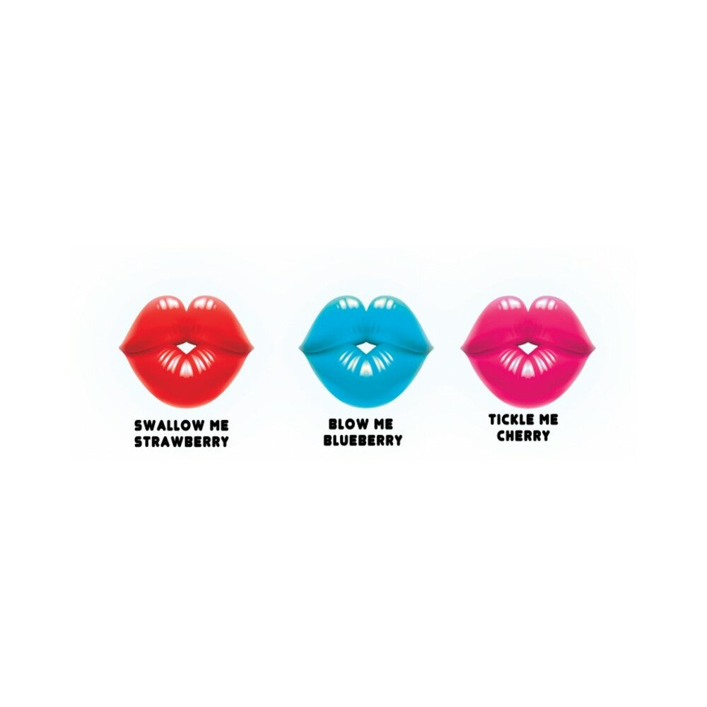 Hott Products - Dick Lips Edible Gummy Cock Rings 3-Pack - Novelties & Games