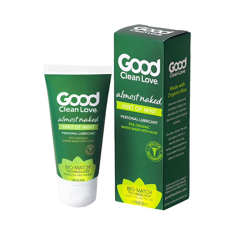 Good Clean Love - Good Clean Love Almost Naked Hint of Mint Personal Lubricant 1.69 oz. - Lubricants, Creams & Glides - Liquid