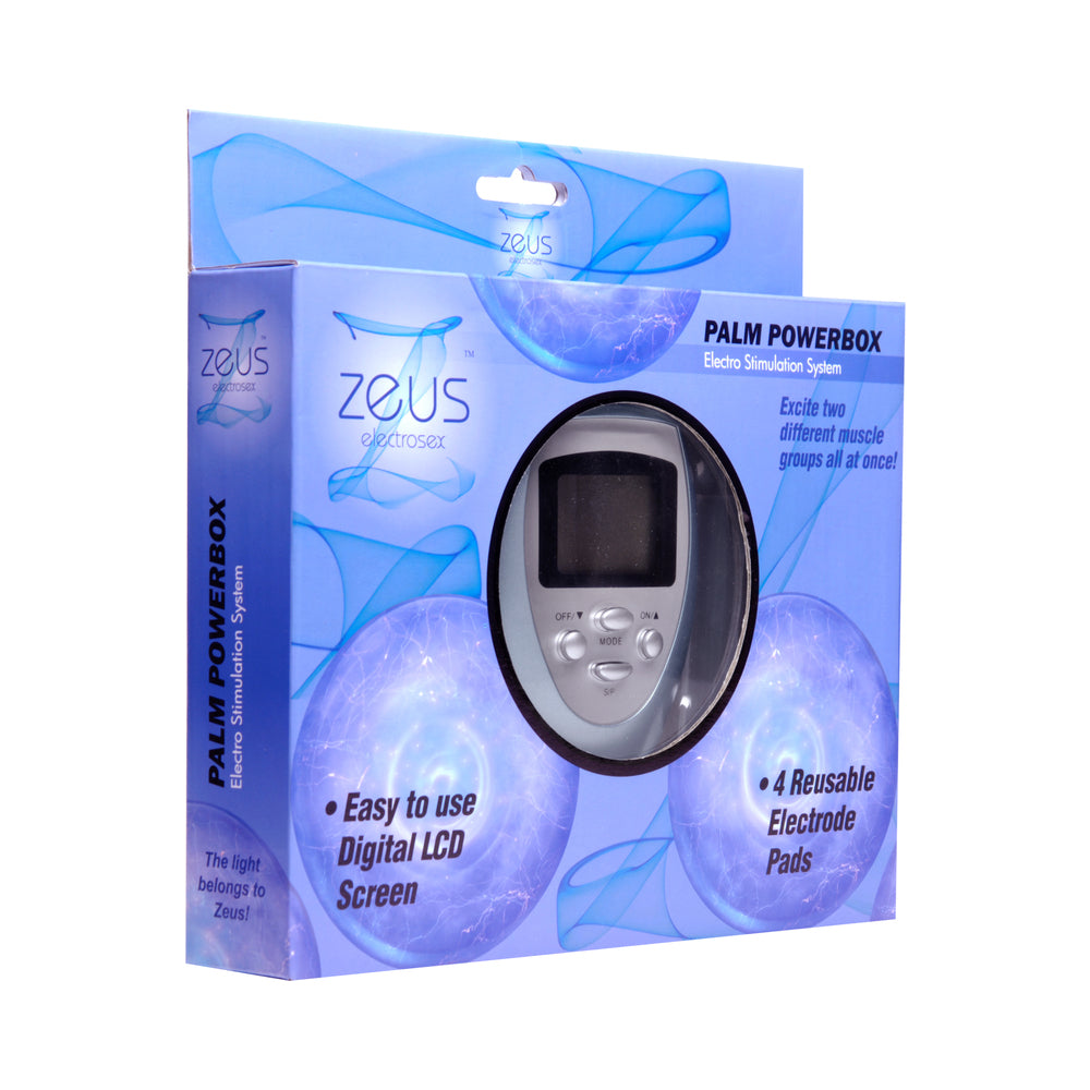 XR Brands - Zeus Power Box Palm Size 6 Modes - Bondage & Fetish Toys - ABS