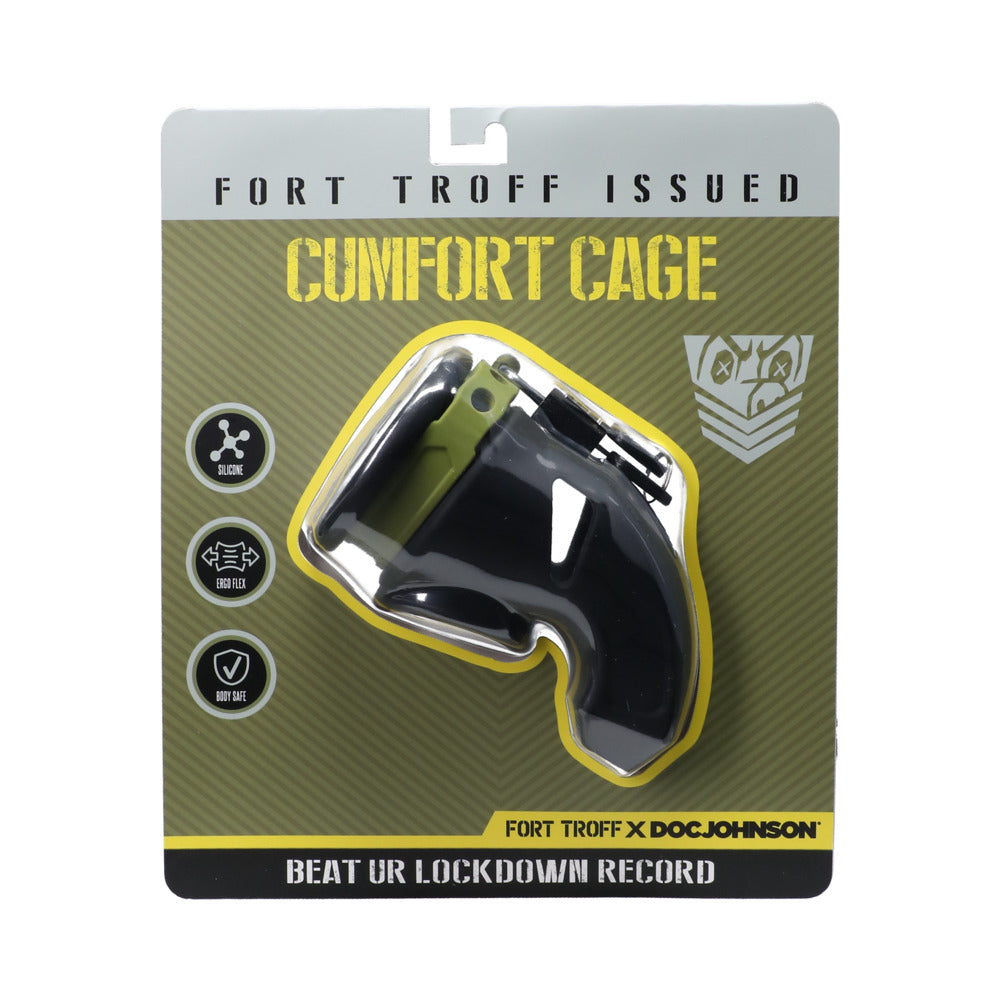 Doc Johnson - Fort Troff CUMfort Cage Black - General - Silicone