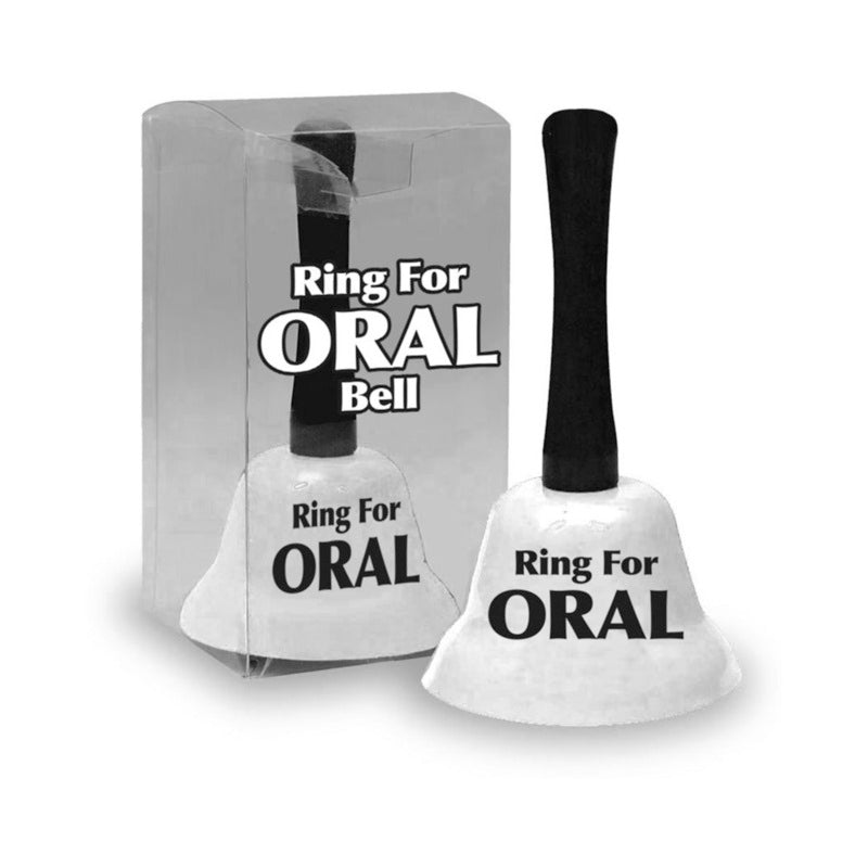 Little Genie - Ring For Oral Bell White - Novelties & Games - Metal