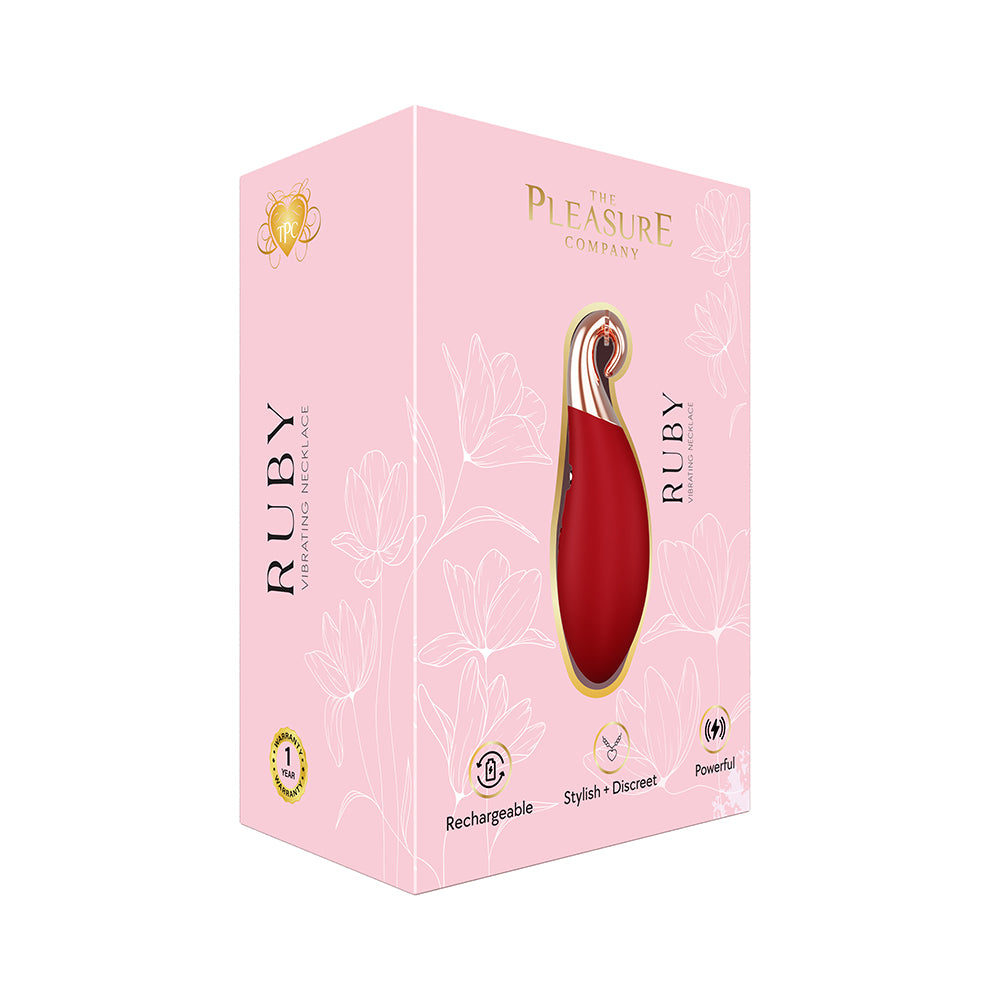 Savage Me - The Pleasure Company Ruby Vibrating Necklace - Vibrators