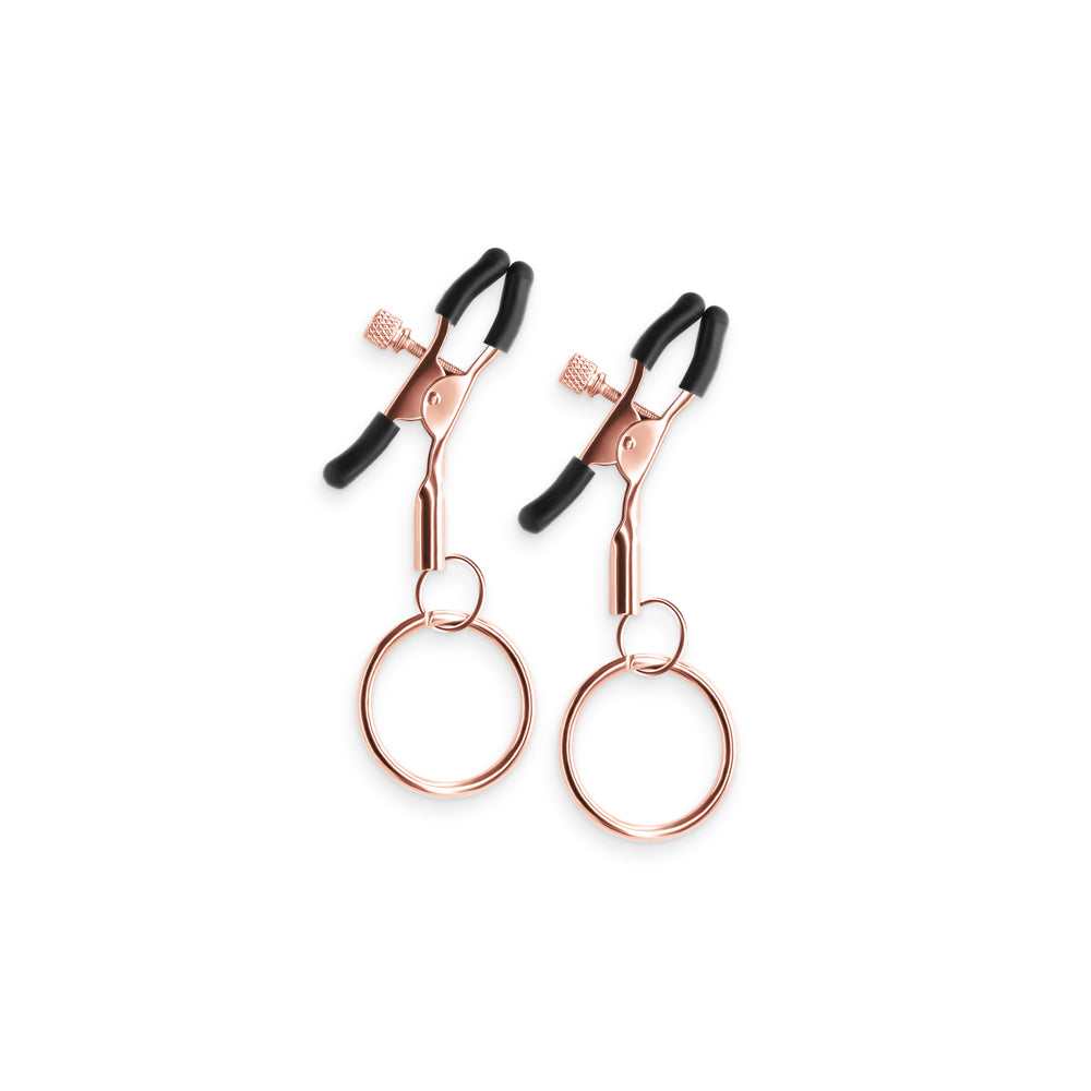 NS Novelties - Bound Nipple Clamps C2 Rose Gold - Bondage & Fetish Toys - Metal