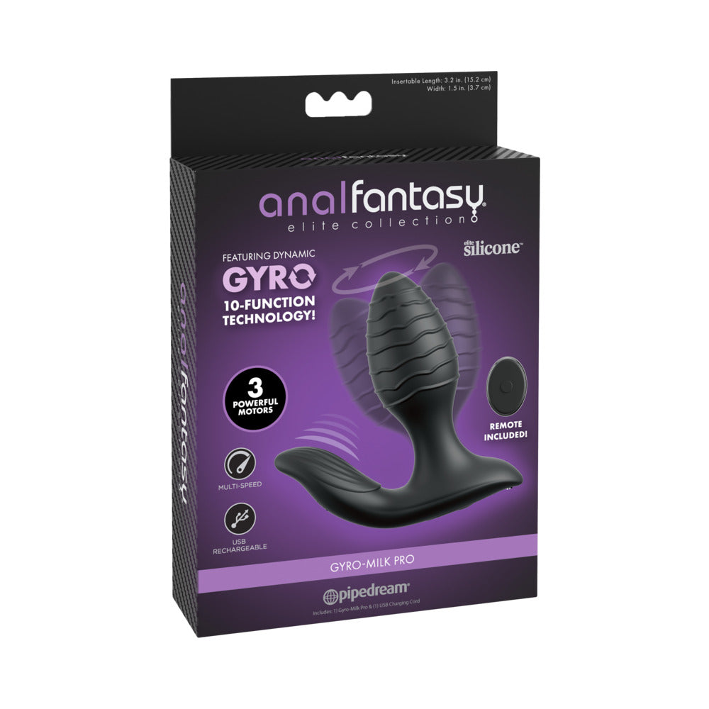 Pipedream - Anal Fantasy Elite Gyro-Milk Pro Black - Anal Toys & Stimulators