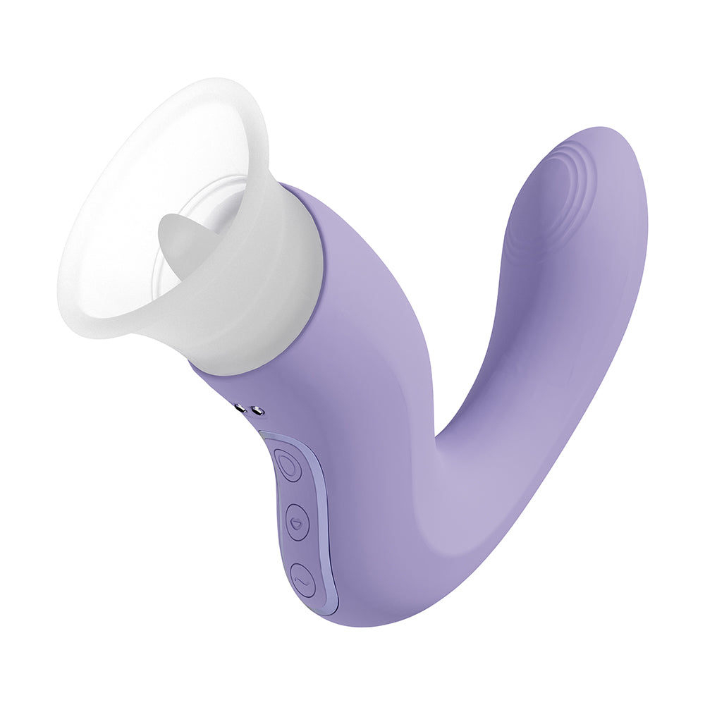 Shots - VIVE Dolce Callalily G-Spot Tapping with Tongue Stimulator & Breast/Vulva Pump - Vibrators