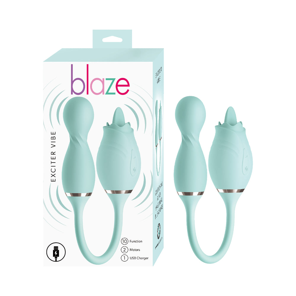 Nasstoys - Blaze Exciter Vibe Aqua - Vibrators - Silicone