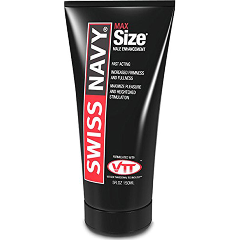 Swiss Navy - MaxSize Enhancement Cream 5 oz. Black Tube - Supplements & Enhancers - Cream