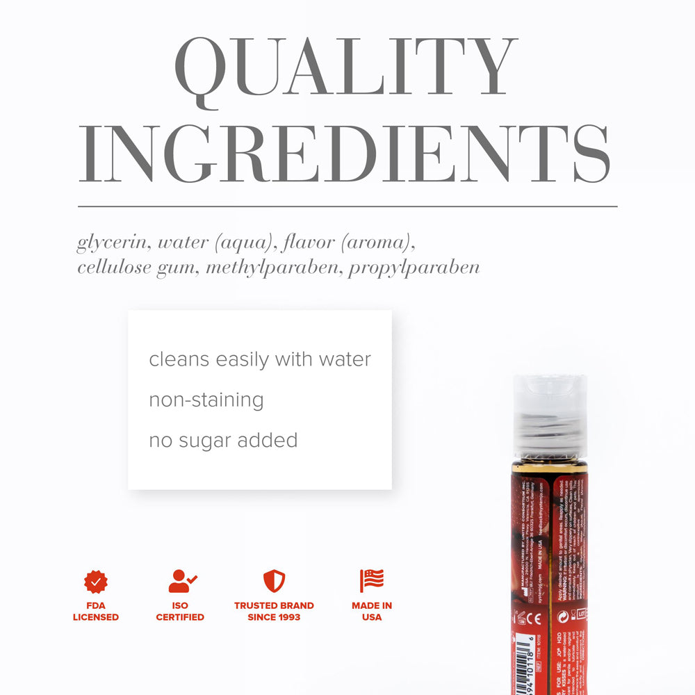 System JO - JO H2O Strawberry Kisses Flavored Water-Based Lubricant 1 oz. - Lubricants, Creams & Glides - Liquid