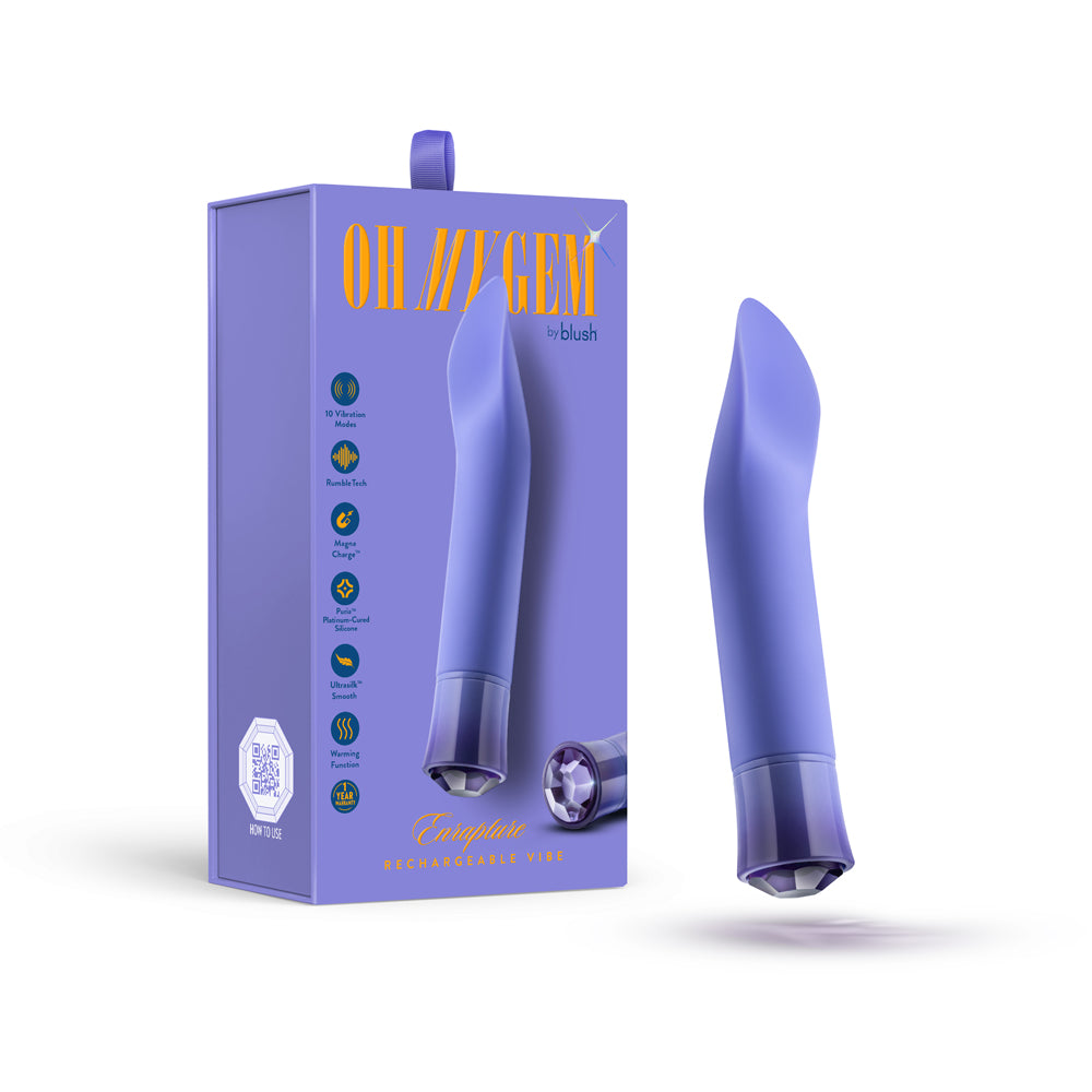 Blush - Oh My Gem Enrapture Tanzanite - Vibrators - Silicone