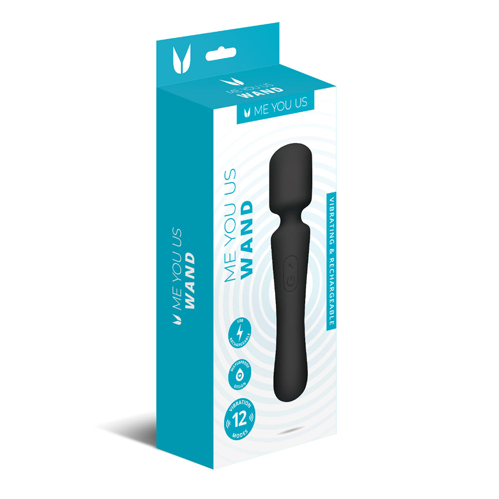 Me You Us - Me You Us Wand Black - Vibrators - Silicone