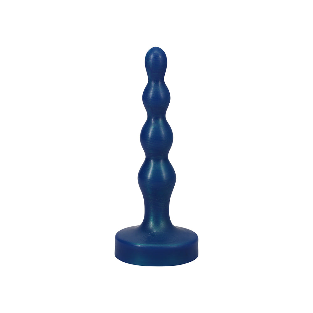 Tantus - Tantus Ripple Small 8 in. Anal Beads Dildo Firm Malachite - Anal Toys & Stimulators - Silicone