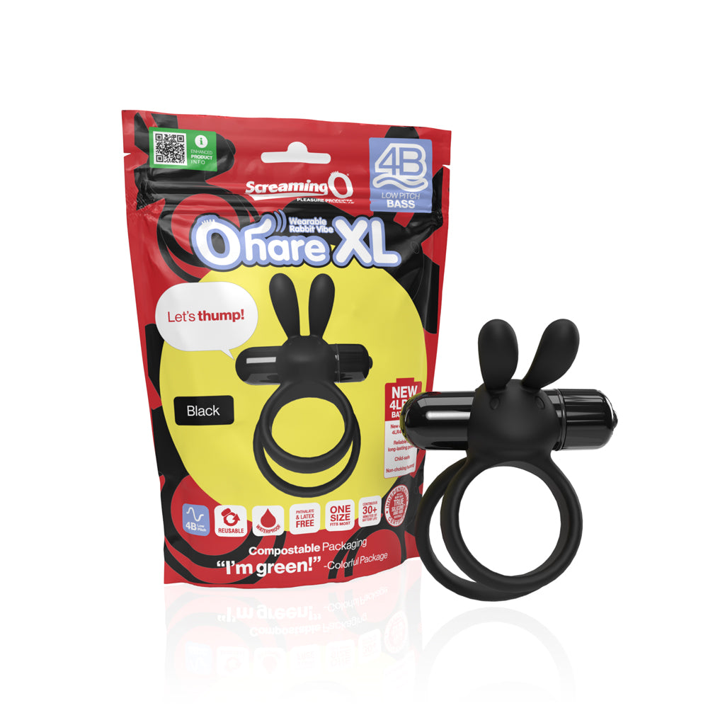 Screaming O - Screaming O 4B Ohare XL Black - Cockrings - Silicone