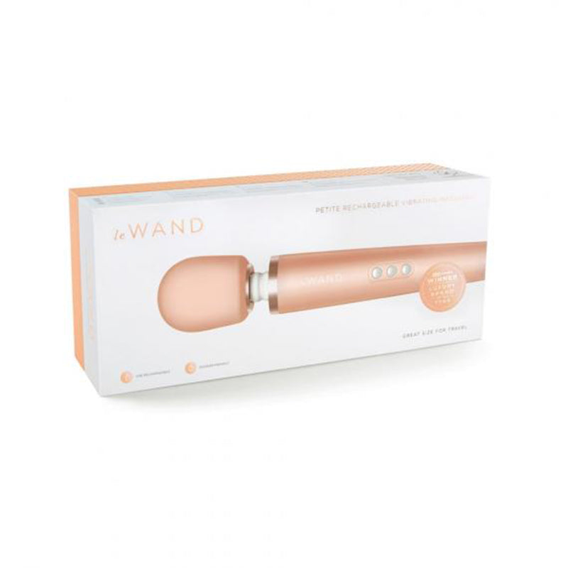 Le Wand - Le Wand Petite Rechargeable Vibrating Massager Rose Gold - Vibrators - Silicone