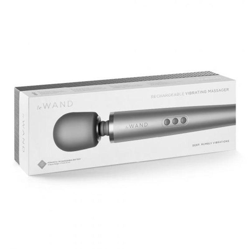 Le Wand - Le Wand Rechargeable Massager Grey - Vibrators - Silicone