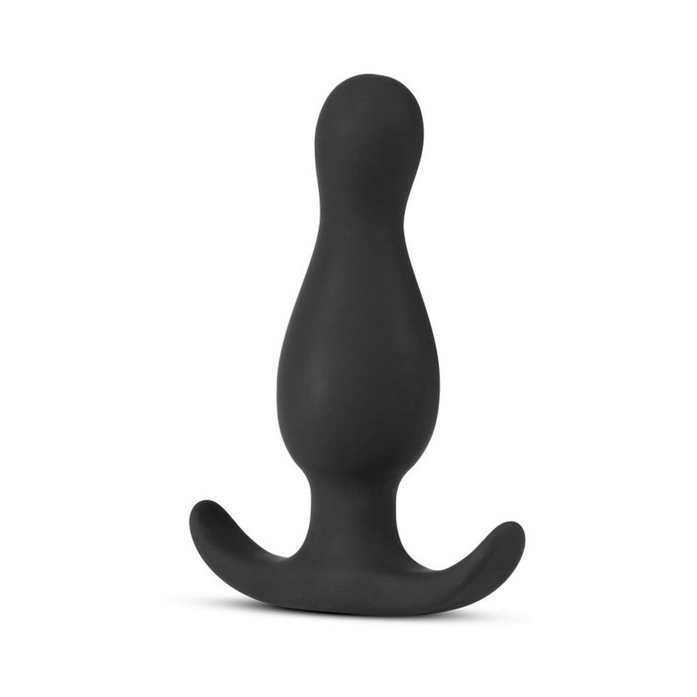Blush - Anal Adventures Platinum Silicone Curve Plug Black - Anal Toys & Stimulators - Silicone