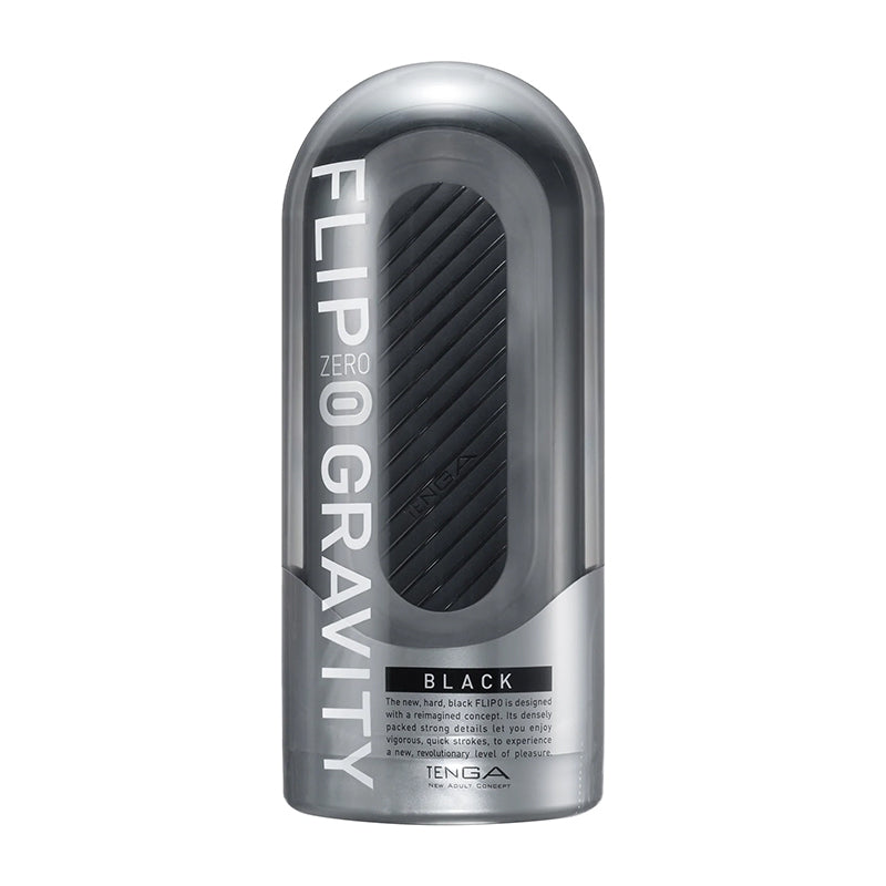 Tenga - Tenga Flip Zero Gravity Stroker Black - Masturbation Aids for Males - TPE/TPR/Elastomers