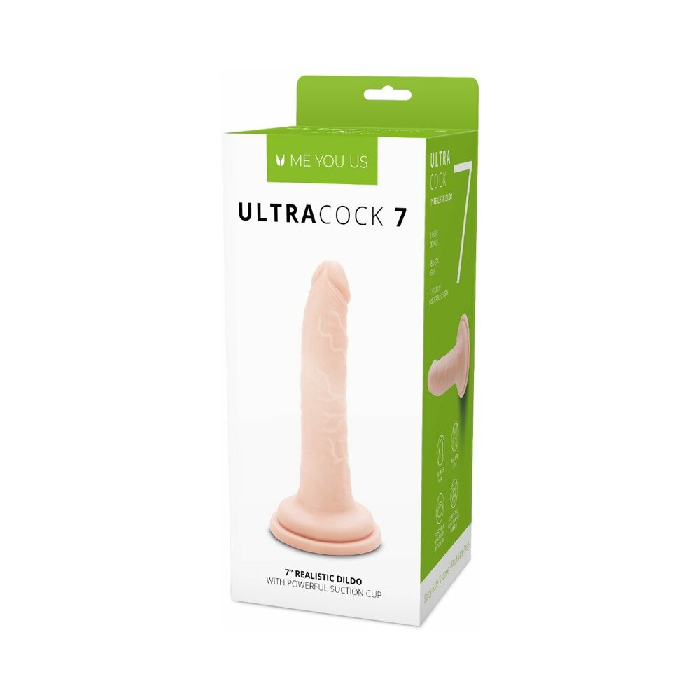 Me You Us - Me You Us Ultra Cock 7 in. Realistic Dildo Vanilla - Dildos - PVC