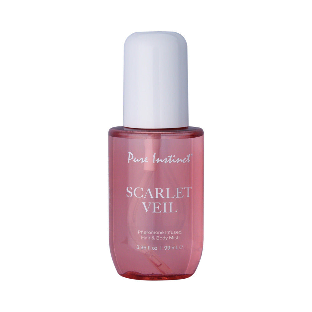 Classic Brands - Pure Instinct Pheromone Hair & Body Mist Scarlet Veil 3.35 oz. - Lubricants, Creams & Glides