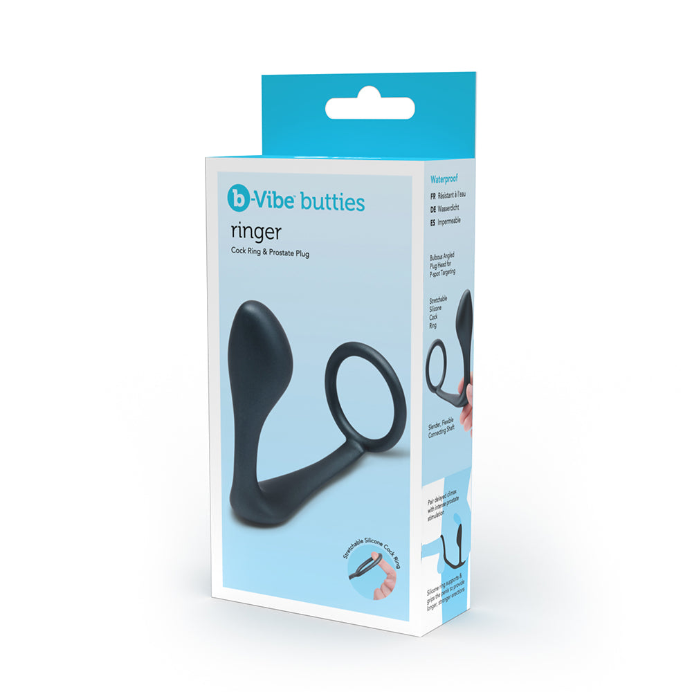 b-Vibe - b-Vibe Butties Ringer C-Ring & Prostate Plug - Anal Toys & Stimulators - Silicone