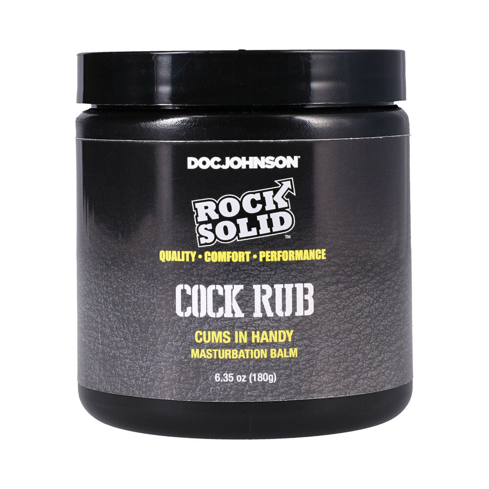 Rock Solid - Rock Solid Cock Rub Cums In Handy Masturbation Balm 6.35 oz. - Lubricants, Creams & Glides