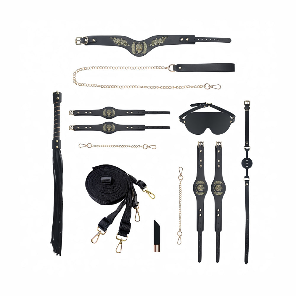 Shots - Ouch! International London Collection Kit with Bag - General - Leather