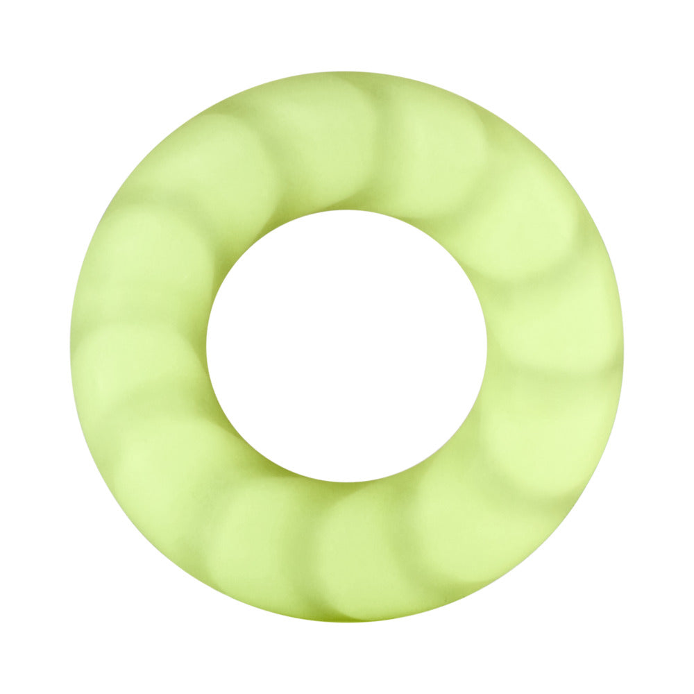 Forto - Forto F-25 Liquid Silicone Cockring 23mm Glow - Cockrings - Silicone