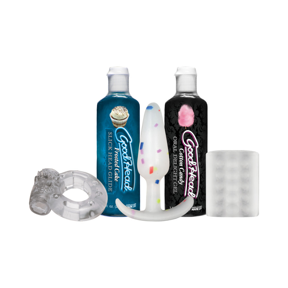 Doc Johnson - GoodHead - Party Pack - 5 piece Kit - Cockrings - TPE/TPR/Elastomers